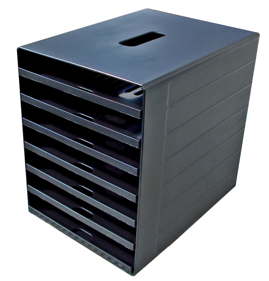 Bürobox - Aktenbox - Ablagesystem mit 7 Auszügen und Tragegriff | eBay